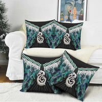 Aotearoa Korowai Motif Pillow Cover Hei Manaia Poutama Maori Pattern LT14 - Polynesian Pride