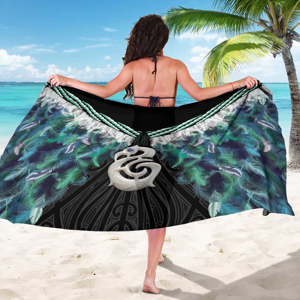 Aotearoa Korowai Motif Sarong Hei Manaia Poutama Maori Pattern LT14 - Polynesian Pride