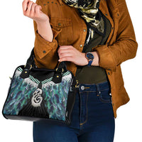 Aotearoa Korowai Motif Shoulder Handbag Hei Manaia Poutama Maori Pattern LT14 - Polynesian Pride