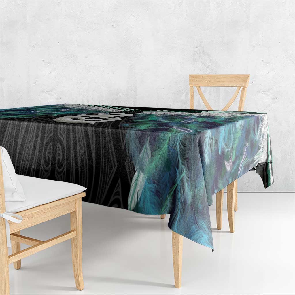 Aotearoa Korowai Motif Tablecloth Hei Manaia Poutama Maori Pattern LT14 - Polynesian Pride