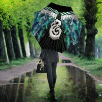 Aotearoa Korowai Motif Umbrella Hei Manaia Poutama Maori Pattern LT14 - Polynesian Pride