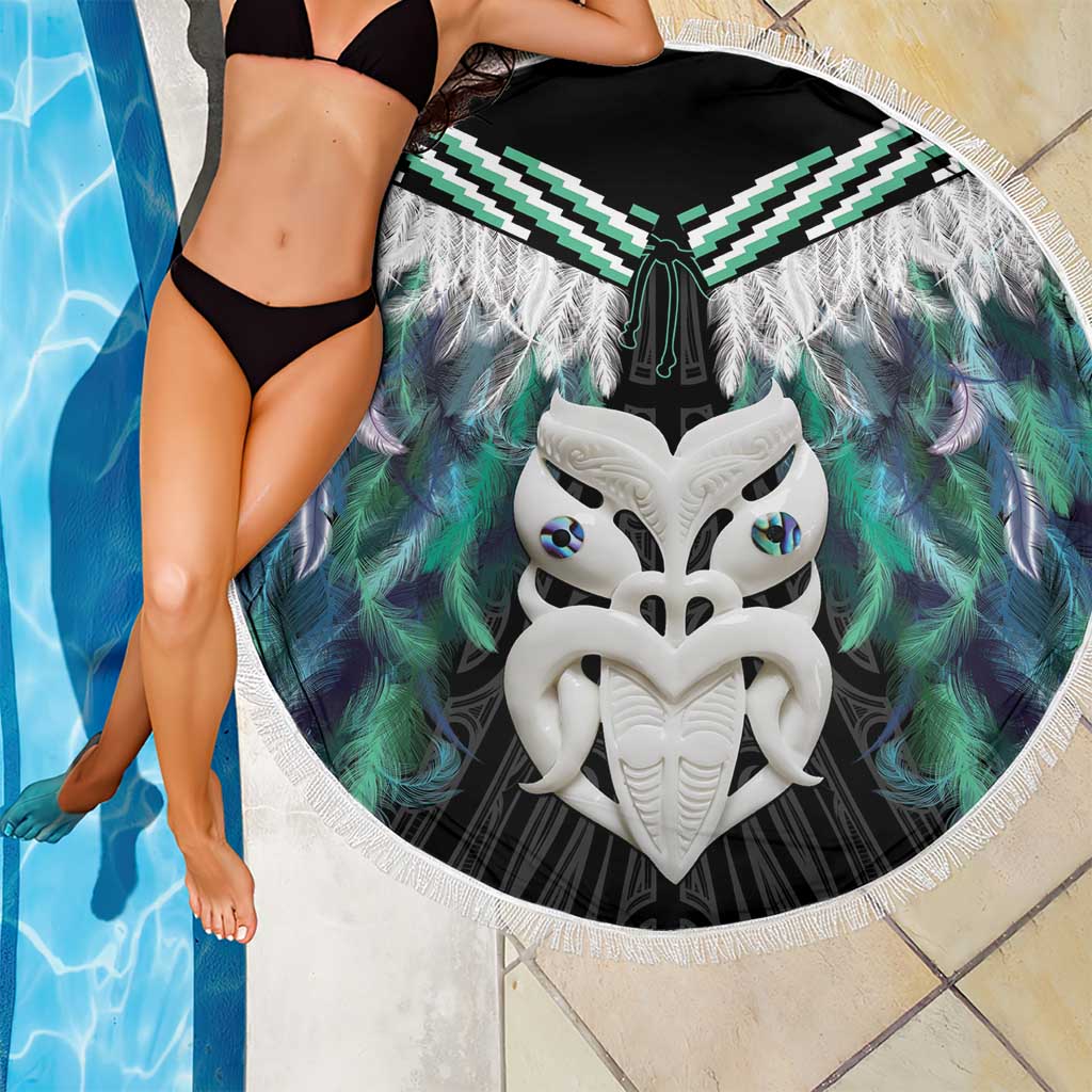 Aotearoa Korowai Motif Beach Blanket Maori Wheku Poutama LT14 - Polynesian Pride