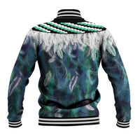 Aotearoa Korowai Motif Baseball Jacket Maori Tane Poutama LT14 - Polynesian Pride