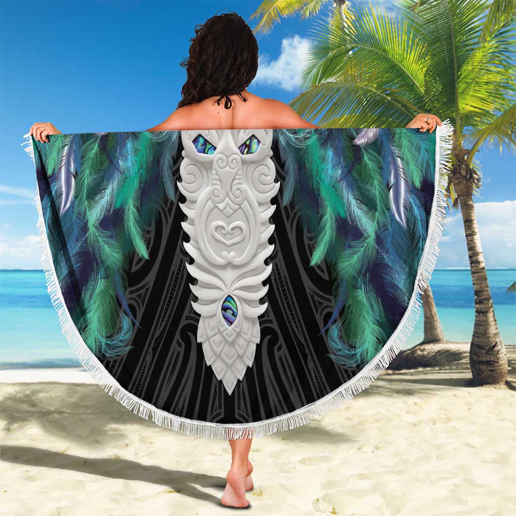 Aotearoa Korowai Motif Beach Blanket Maori Tane Poutama LT14 - Polynesian Pride