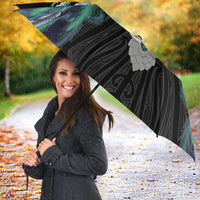 Aotearoa Korowai Motif Umbrella Maori Tane Poutama LT14 - Polynesian Pride