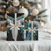 Aotearoa Korowai Motif Wrapping Paper Maori Tane Poutama LT14 - Polynesian Pride