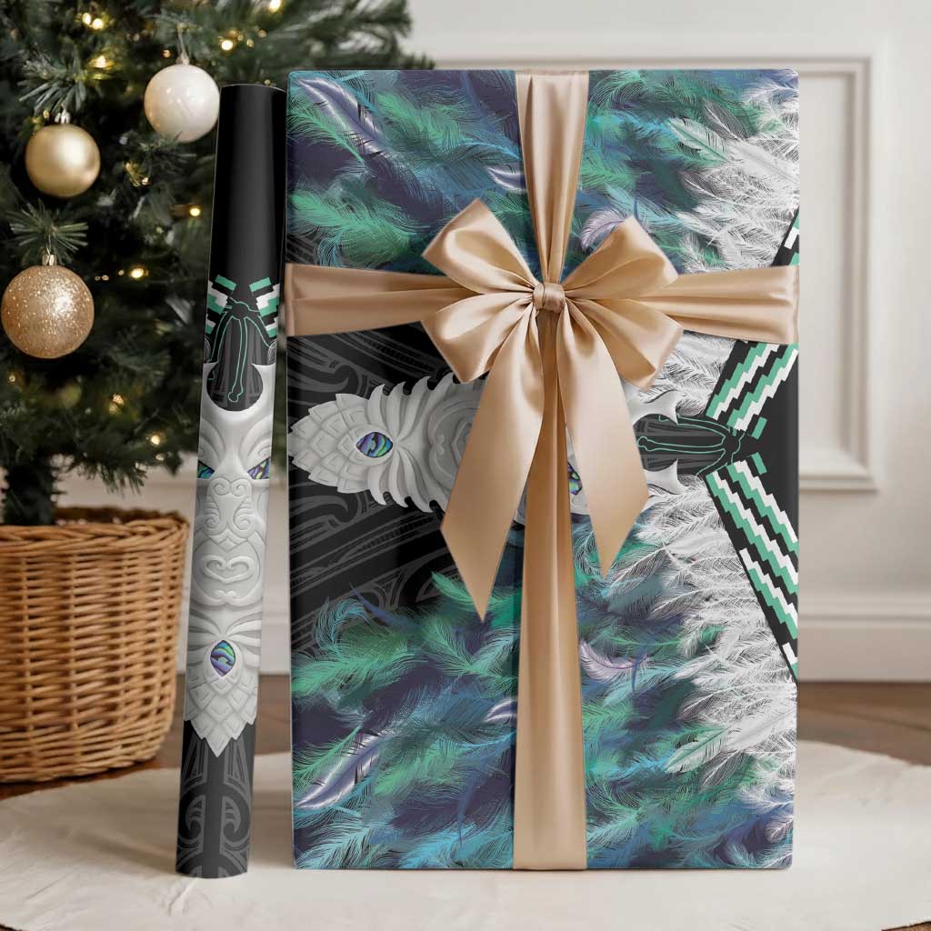Aotearoa Korowai Motif Wrapping Paper Maori Tane Poutama LT14 - Polynesian Pride