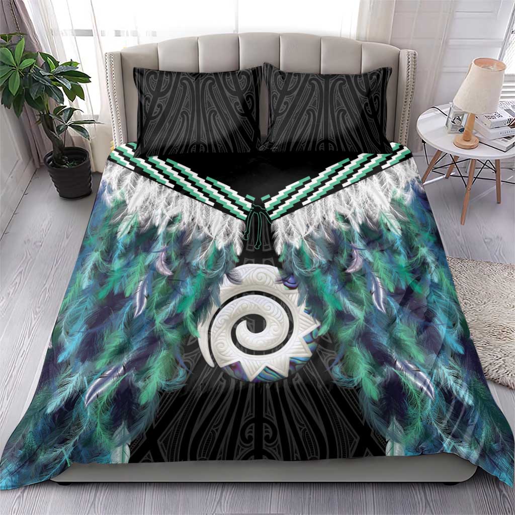 Aotearoa Korowai Motif Bedding Set Maori Koru Poutama LT14 - Polynesian Pride