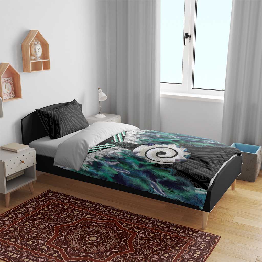 Aotearoa Korowai Motif Bedding Set Maori Koru Poutama LT14 - Polynesian Pride