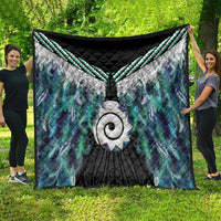 Aotearoa Korowai Motif Quilt Maori Koru Poutama LT14 - Polynesian Pride