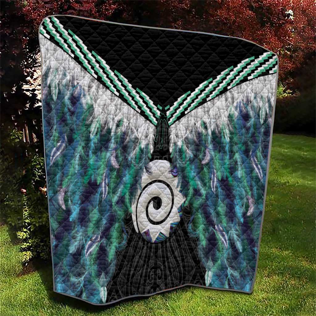 Aotearoa Korowai Motif Quilt Maori Koru Poutama LT14 - Polynesian Pride