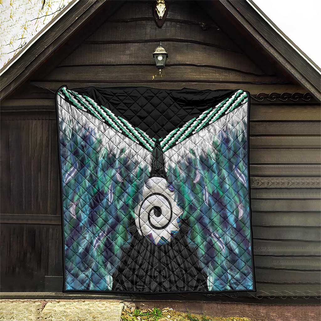 Aotearoa Korowai Motif Quilt Maori Koru Poutama LT14 - Polynesian Pride