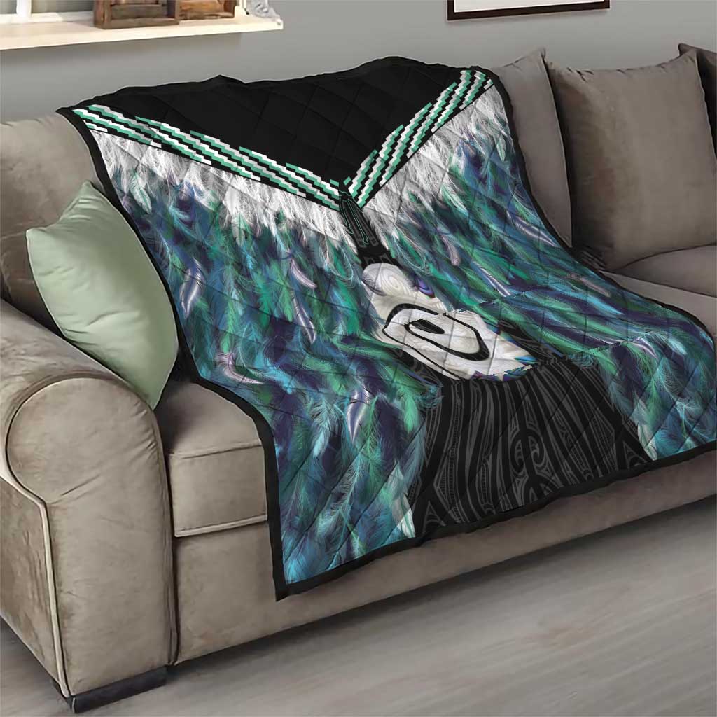 Aotearoa Korowai Motif Quilt Maori Koru Poutama LT14 - Polynesian Pride