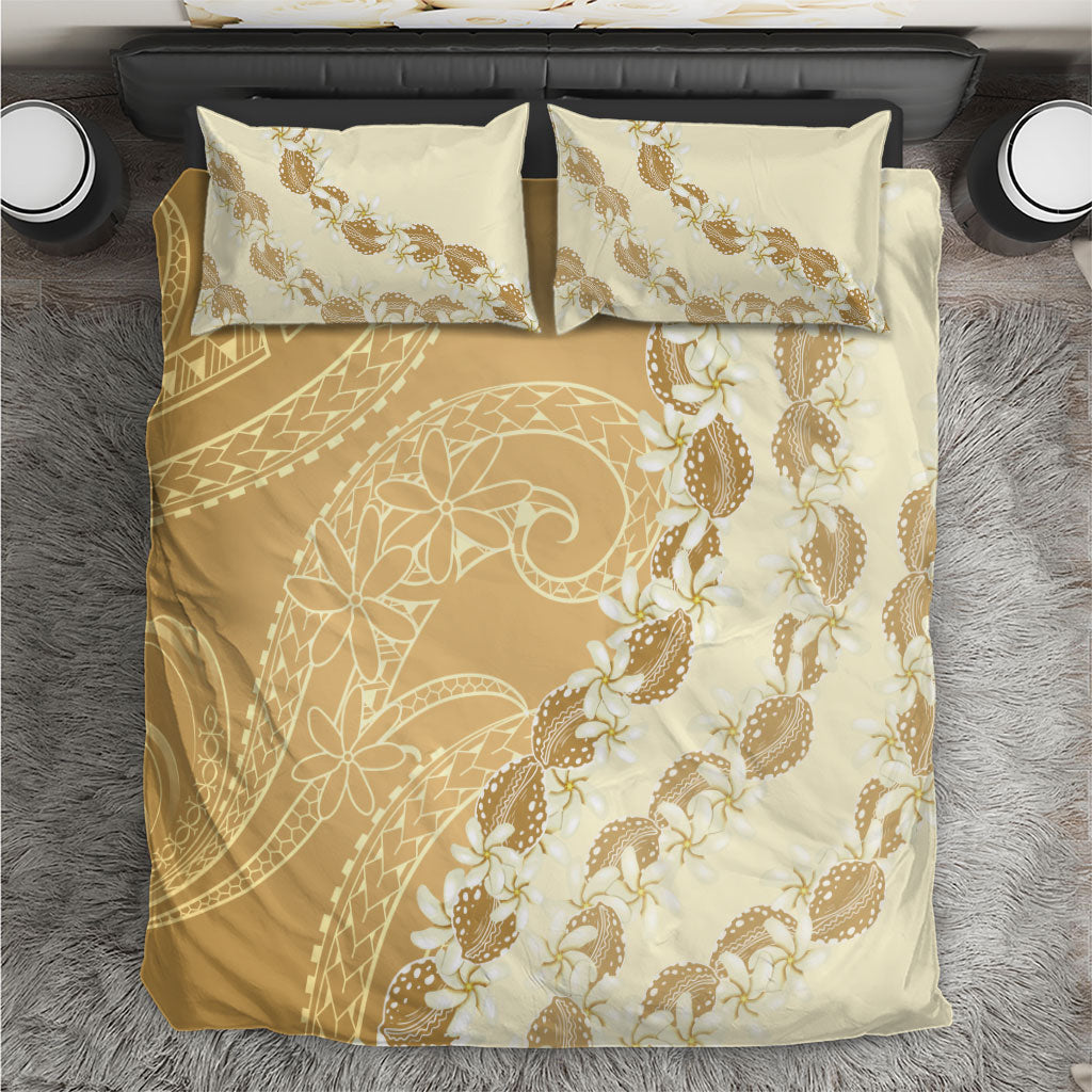 Heiva i Tahiti Bedding Set Tahitian Tiare Maori Cowrie Lei Brown LT14 Brown - Polynesian Pride