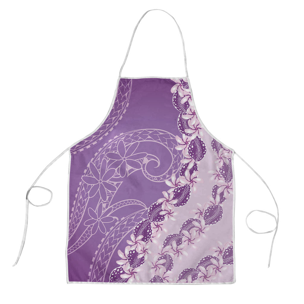 Heiva i Tahiti Apron Tahitian Tiare Maori Cowrie Lei Purple LT14 Purple - Polynesian Pride