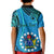 Personalised 13 March Penrhyn Island Gospel Day Kid Polo Shirt Cook Islands Tribal Pattern LT14 - Polynesian Pride