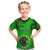 25 July Rarotonga Island Gospel Day Kid T Shirt Cook Islands Tribal Pattern LT14 Green - Polynesian Pride