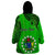 Personalised 21 July Mitiaro Island Gospel Day Wearable Blanket Hoodie Cook Islands Tribal Pattern LT14 - Polynesian Pride