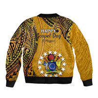 8 August Manihiki Island Gospel Day Bomber Jacket Cook Islands Tribal Pattern LT14 - Polynesian Pride