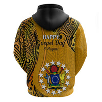 8 August Manihiki Island Gospel Day Hoodie Cook Islands Tribal Pattern LT14 - Polynesian Pride