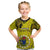 27 October Aitutaki Island Gospel Day Kid T Shirt Cook Islands Tribal Pattern LT14 Gold - Polynesian Pride