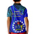 8 December Pukapuka Island Gospel Day Kid Polo Shirt Cook Islands Tribal Pattern LT14 - Polynesian Pride