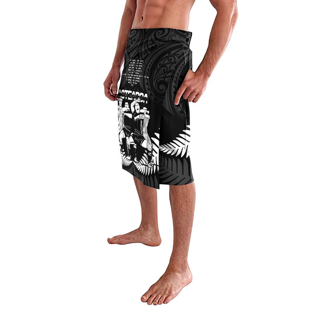 New Zealand Silver Fern Rugby Lavalava Haka Dance With Aotearoa Maori Pattern LT14 - Polynesian Pride