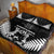 New Zealand Silver Fern Rugby Quilt Bed Set Haka Dance With Aotearoa Maori Pattern