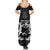 New Zealand Silver Fern Rugby Summer Maxi Dress Haka Dance With Aotearoa Maori Pattern