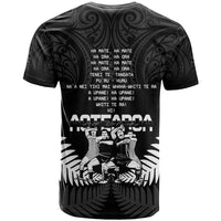 New Zealand Silver Fern Rugby T Shirt Haka Dance With Aotearoa Maori Pattern LT14 - Polynesian Pride
