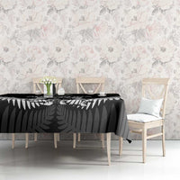 New Zealand Silver Fern Rugby Tablecloth Haka Dance With Aotearoa Maori Pattern LT14 - Polynesian Pride