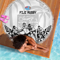 Fiji Tapa Rugby Beach Blanket Cibi Dance With Fijian Pattern LT14 - Polynesian Pride