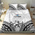 Fiji Tapa Rugby Bedding Set Cibi Dance With Fijian Pattern