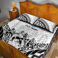 Fiji Tapa Rugby Quilt Bed Set Cibi Dance With Fijian Pattern LT14 - Polynesian Pride