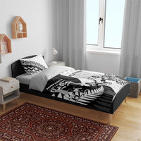 New Zealand And Fiji Tapa Rugby Bedding Set Haka Dance Mix Cibi Dance Together LT14 - Polynesian Pride