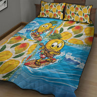 Aloha Hawaii Summer Quilt Bed Set Hawaiian Lei Surfing Mango Palaka Motifs LT14 - Polynesian Pride