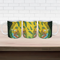 Hawaii Surfing Mango Ceramic Mug Manako Polynesian Fish Hook LT14 - Polynesian Pride