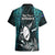 New Zealand Silver Fern Rugby Hawaiian Shirt Aotearoa All Black Dabbing Ball With Maori Paua Shell LT14 - Polynesian Pride