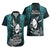 New Zealand Silver Fern Rugby Hawaiian Shirt Aotearoa All Black Dabbing Ball With Maori Paua Shell LT14 - Polynesian Pride