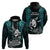 New Zealand Silver Fern Rugby Hoodie Aotearoa All Black Dabbing Ball With Maori Paua Shell LT14 - Polynesian Pride