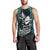 New Zealand Silver Fern Rugby Men Tank Top Aotearoa All Black Dabbing Ball With Maori Paua Shell LT14 - Polynesian Pride