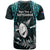 New Zealand Silver Fern Rugby T Shirt Aotearoa All Black Dabbing Ball With Maori Paua Shell LT14 - Polynesian Pride