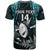 Custom New Zealand Silver Fern Rugby T Shirt Aotearoa All Black Dabbing Ball With Maori Paua Shell LT14 - Polynesian Pride