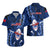 Samoa Rugby Hawaiian Shirt Manu Samoa Ula Fala Dabbing Ball Polynesian Blue Version LT14 - Polynesian Pride