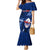 Samoa Rugby Mermaid Dress Manu Samoa Ula Fala Dabbing Ball Polynesian Blue Version LT14 Women Blue - Polynesian Pride