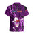 Samoa Rugby Hawaiian Shirt Manu Samoa Ula Fala Dabbing Ball Polynesian Purple Version LT14 - Polynesian Pride