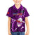 Samoa Rugby Kid Hawaiian Shirt Manu Samoa Ula Fala Dabbing Ball Polynesian Purple Version LT14 - Polynesian Pride