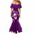 Samoa Rugby Mermaid Dress Manu Samoa Ula Fala Dabbing Ball Polynesian Purple Version LT14 - Polynesian Pride