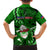 Samoa Rugby Family Matching Mermaid Dress and Hawaiian Shirt Manu Samoa Ula Fala Dabbing Ball Polynesian Green Version LT14 - Polynesian Pride