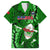 Samoa Rugby Family Matching Mermaid Dress and Hawaiian Shirt Manu Samoa Ula Fala Dabbing Ball Polynesian Green Version LT14 - Polynesian Pride